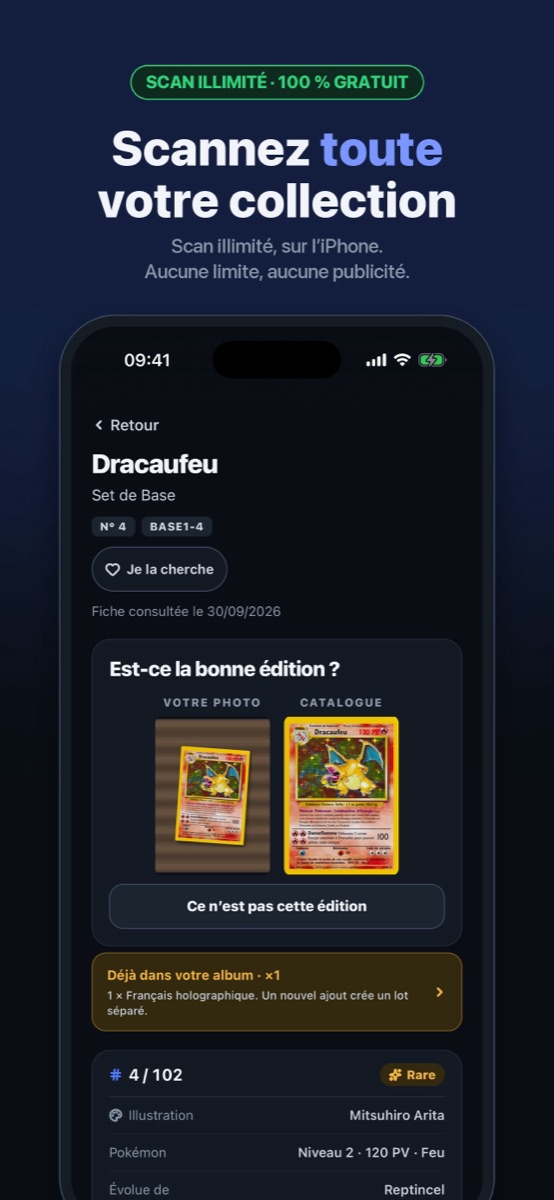 Scan d’une carte